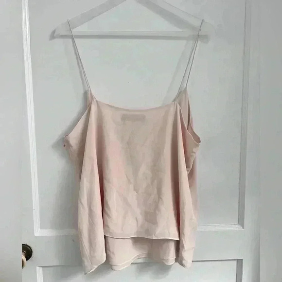 Everlane The Clean Silk Pink Cami LIKE NEW - Picture 3 of 6